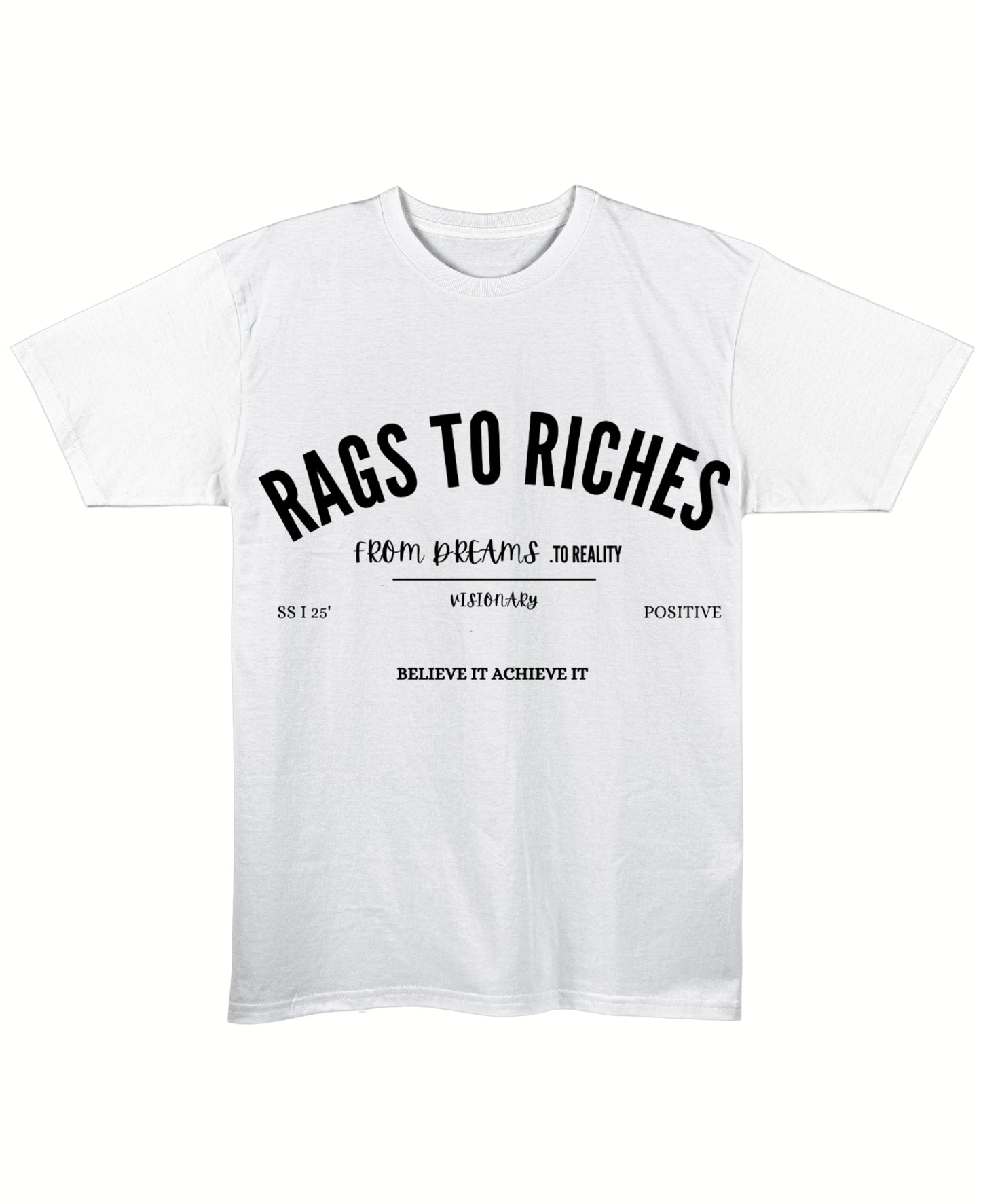 White Regular Fit T-shirt Front Design