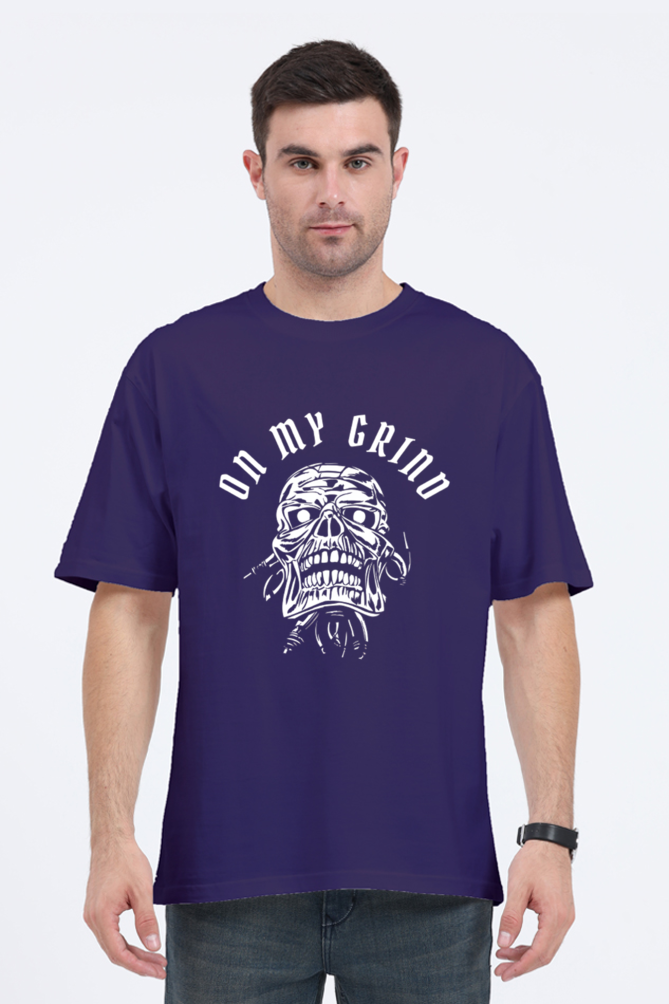 ON MY GRIND (OVERSIZED TEE) Qikink
