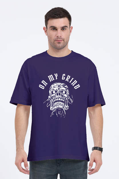 ON MY GRIND (OVERSIZED TEE) Qikink