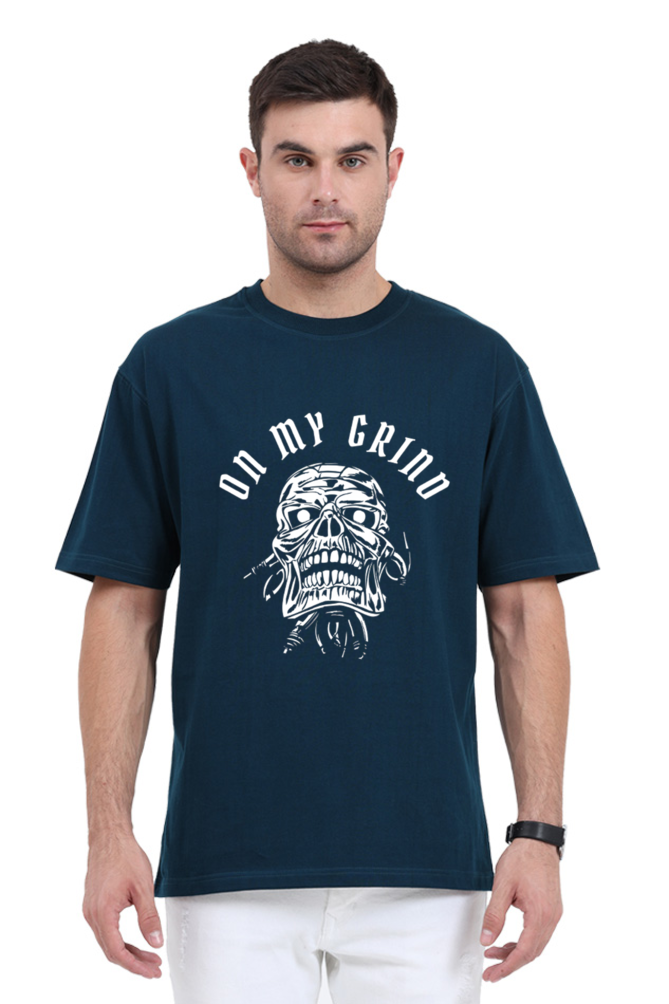 ON MY GRIND (OVERSIZED TEE) Qikink