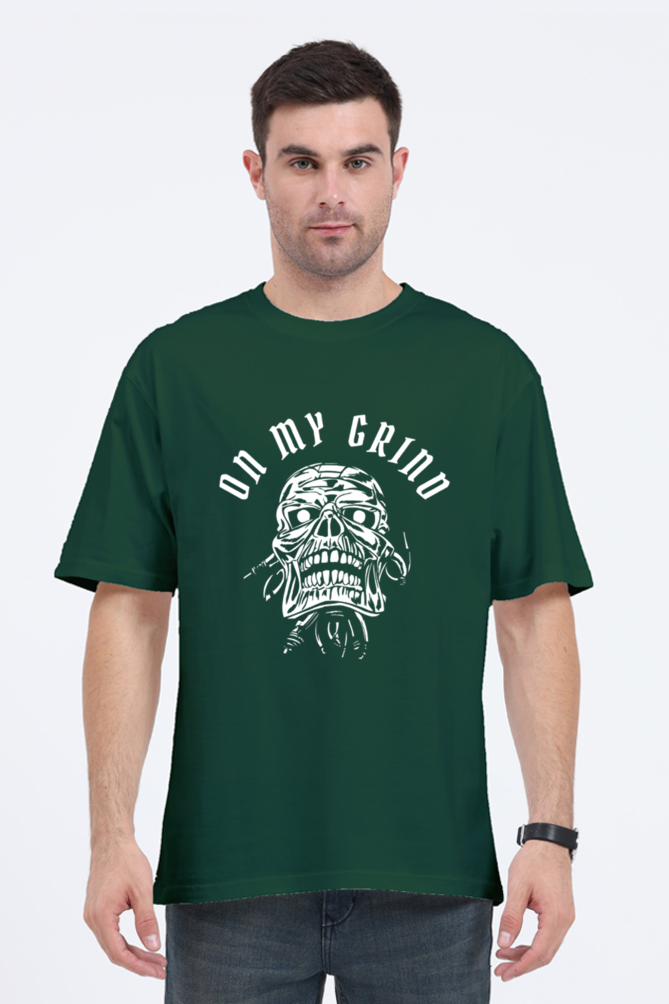ON MY GRIND (OVERSIZED TEE) Qikink