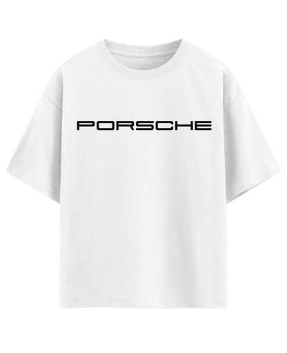 White Oversized T-shirt Front Design