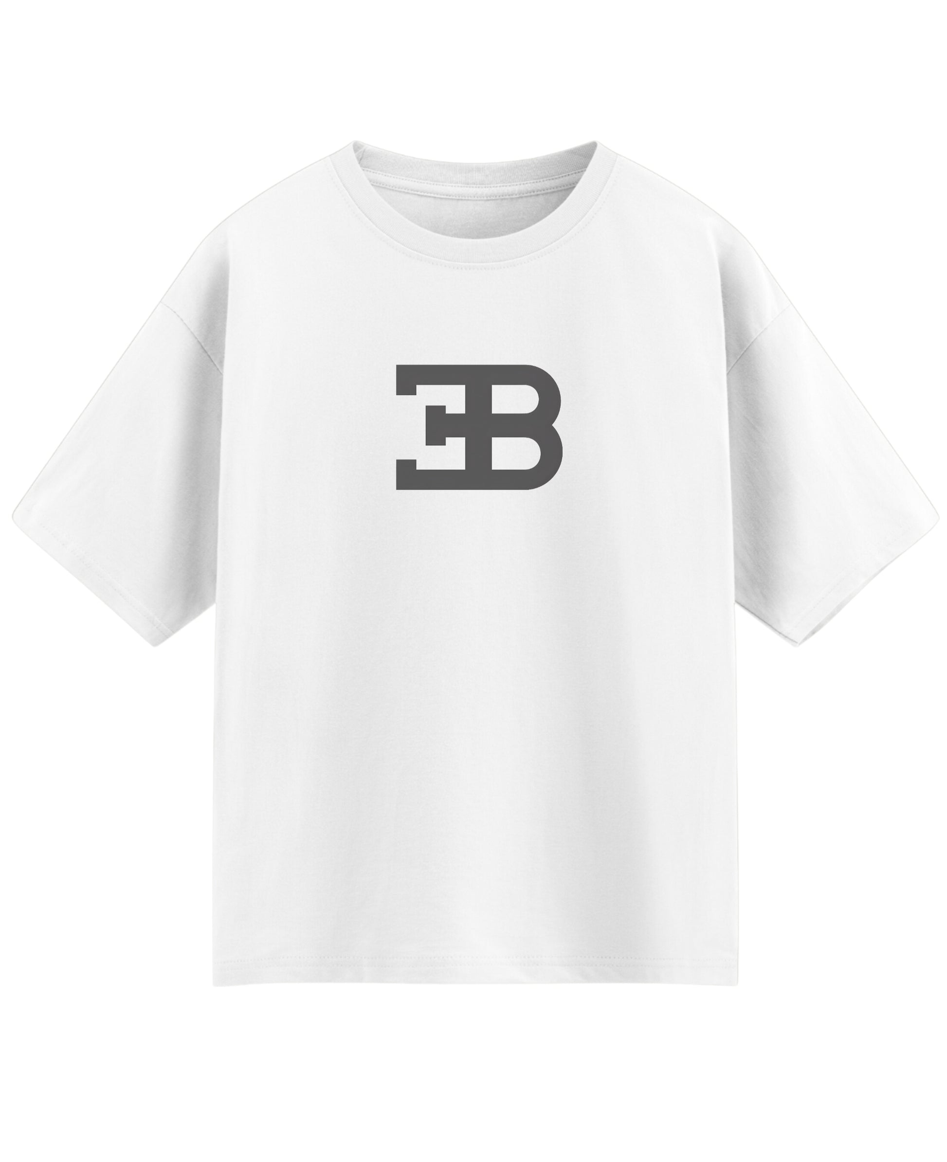 White Oversized T-shirt Front Design