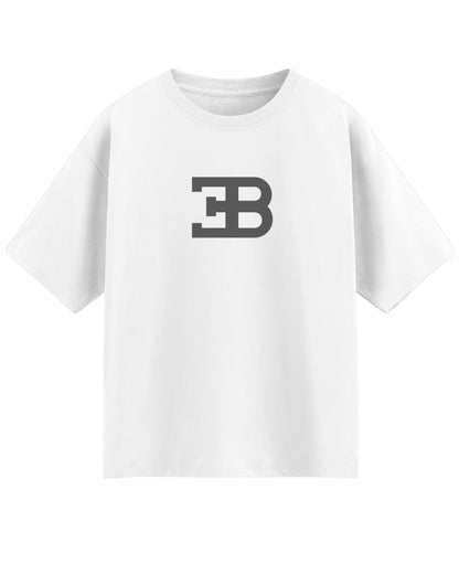 White Oversized T-shirt Front Design