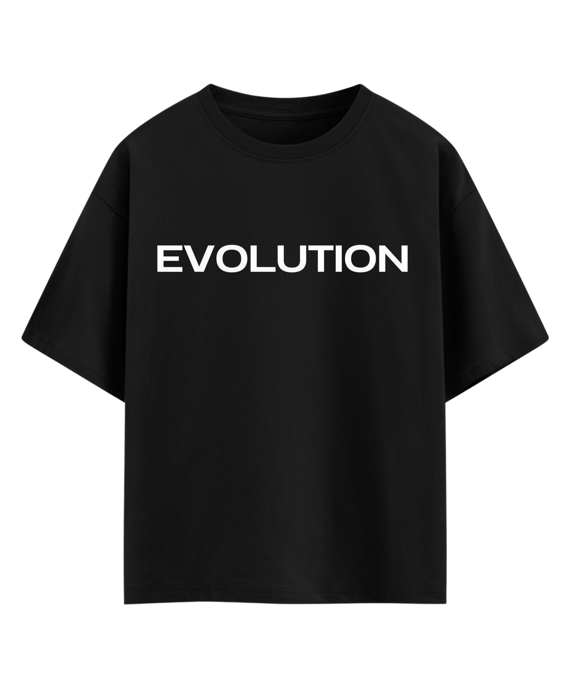 Black Oversized T-shirt Front Design