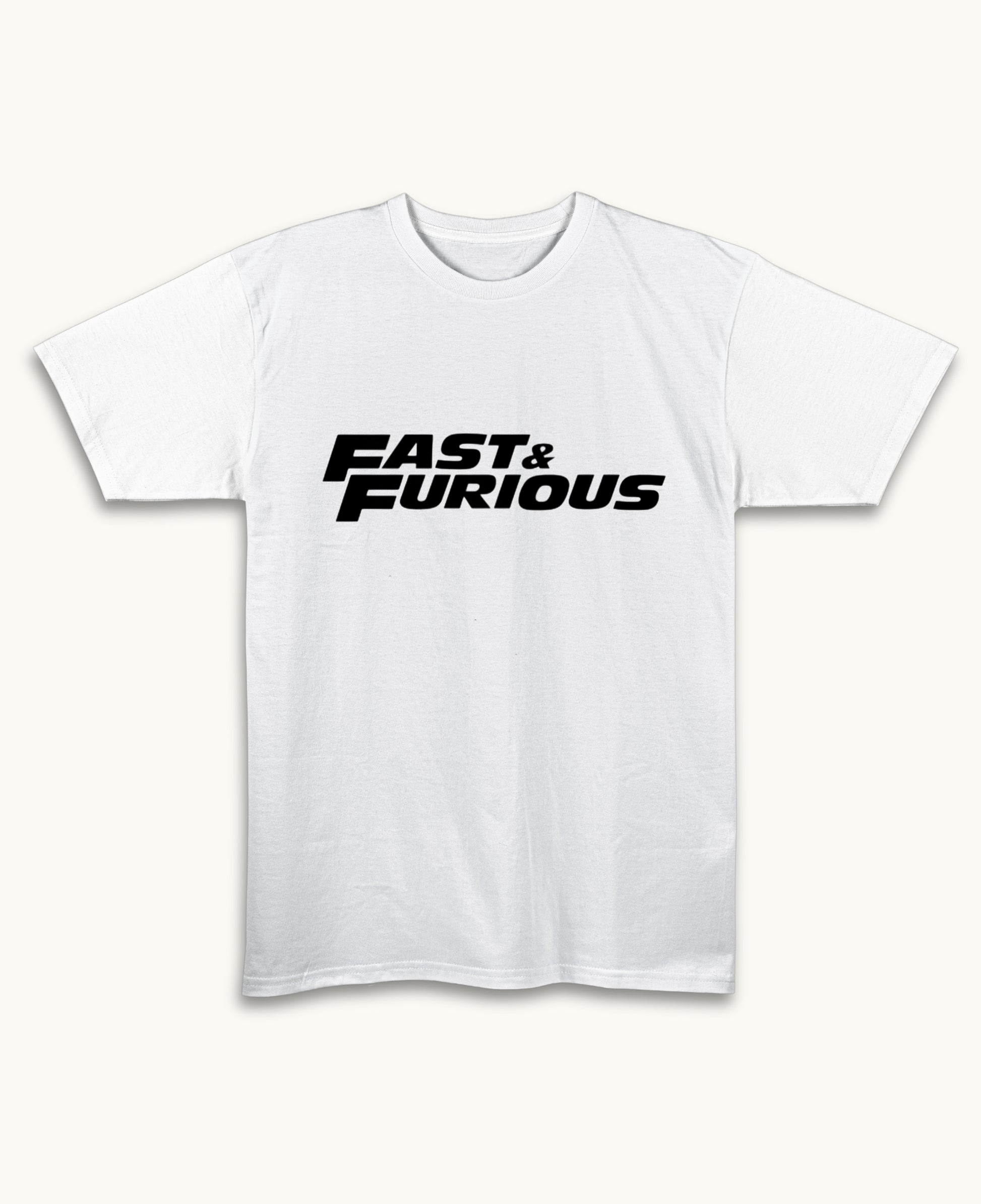 White Regular Fit T-shirt Front Design