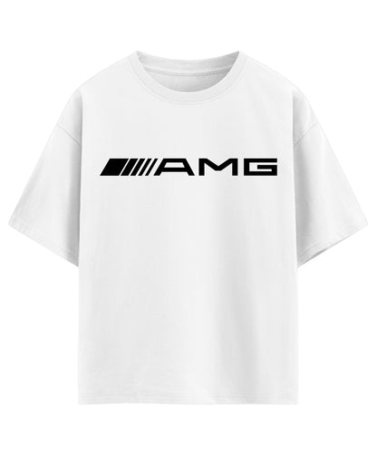 White Oversized T-shirt Front Design