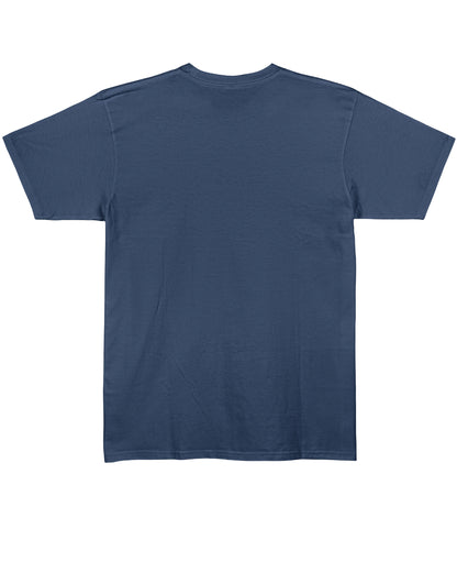 Navy Blue Regular Fit T-shirt Back Design