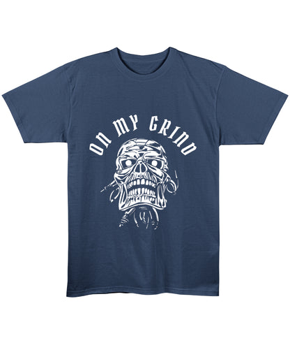 Navy Blue Regular Fit T-shirt Front Design