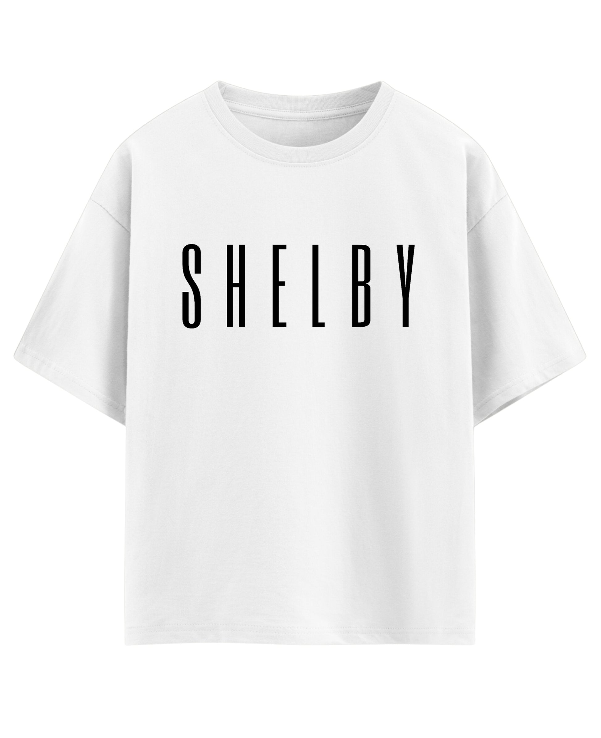 White Oversized T-shirt Front Design